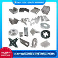 Electroplated sheet metal parts